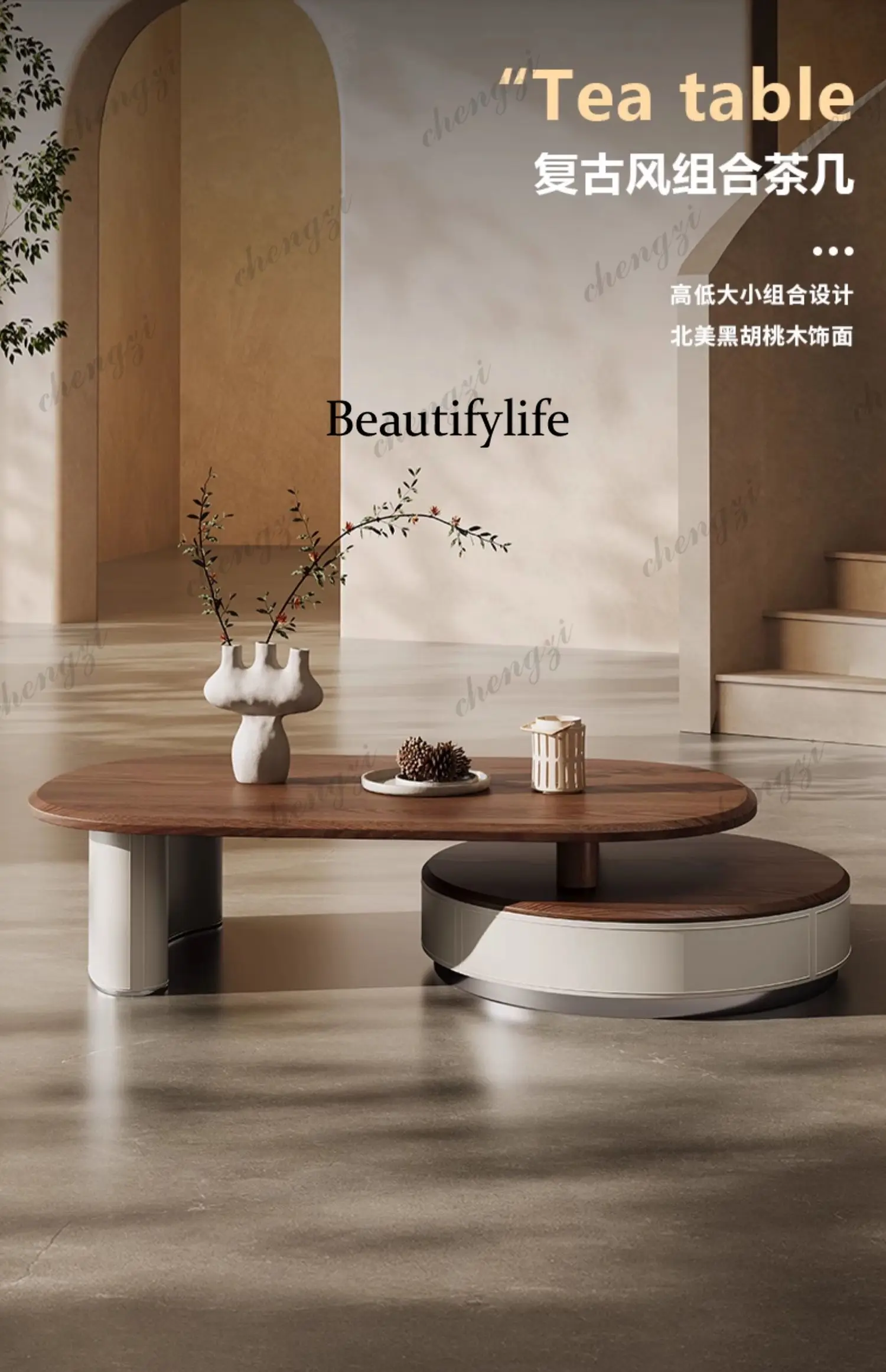 Luxury Extendable Coffee Table With Storage Trendy Glam European Coffee Table Living Room Organizer Drawer Table Basse Furniture