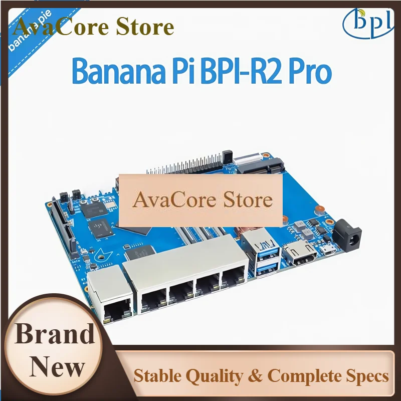 AvaCoreBanana Pi BPI-R2 Pro Open Source Router Development Board Adopts Rockchip RK3568 Chip Design