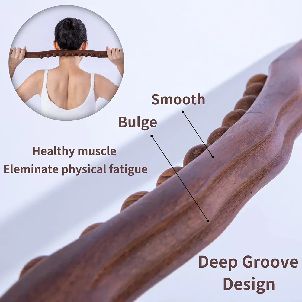 ZONGKUNG 1PCS Holz Therapie Massage Sets Schmerzen Relief Anti Cellulite Körper Abnehmen Gua Sha Zurück Massager Maderoterapia Corporal – Detail 26