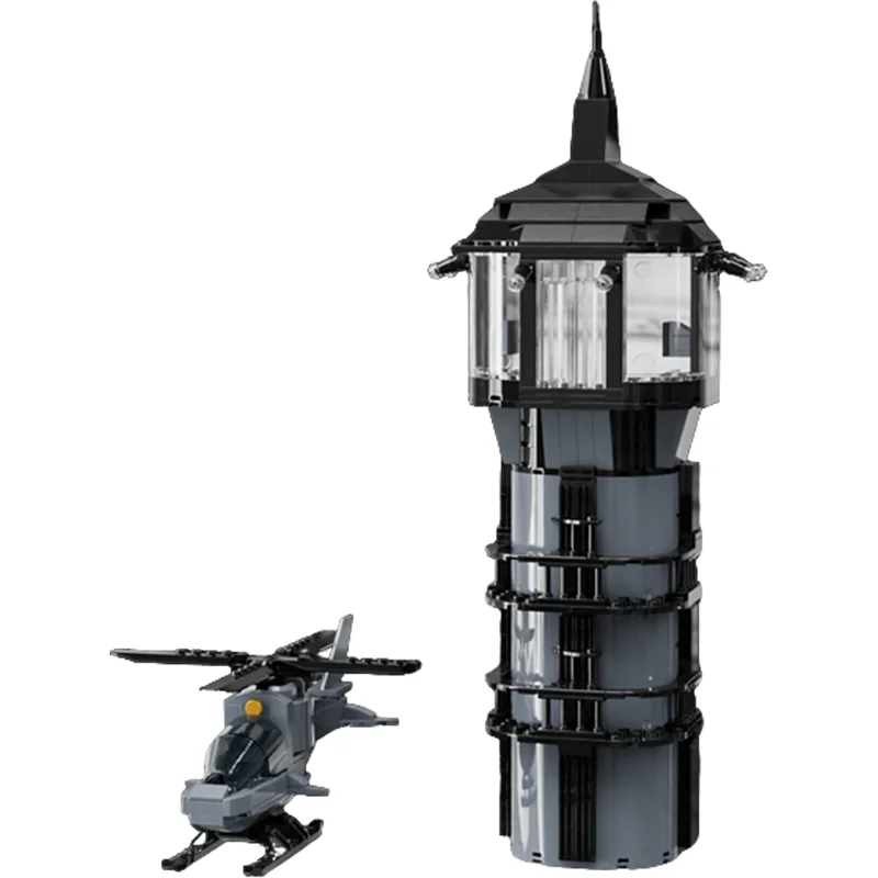 502 pièces MOC Arkham Wonder Tower Modèle de construction en blocs Jouets d'architecture Cadeaux d'anniversaire Idée de montage DIY Présentation Collection