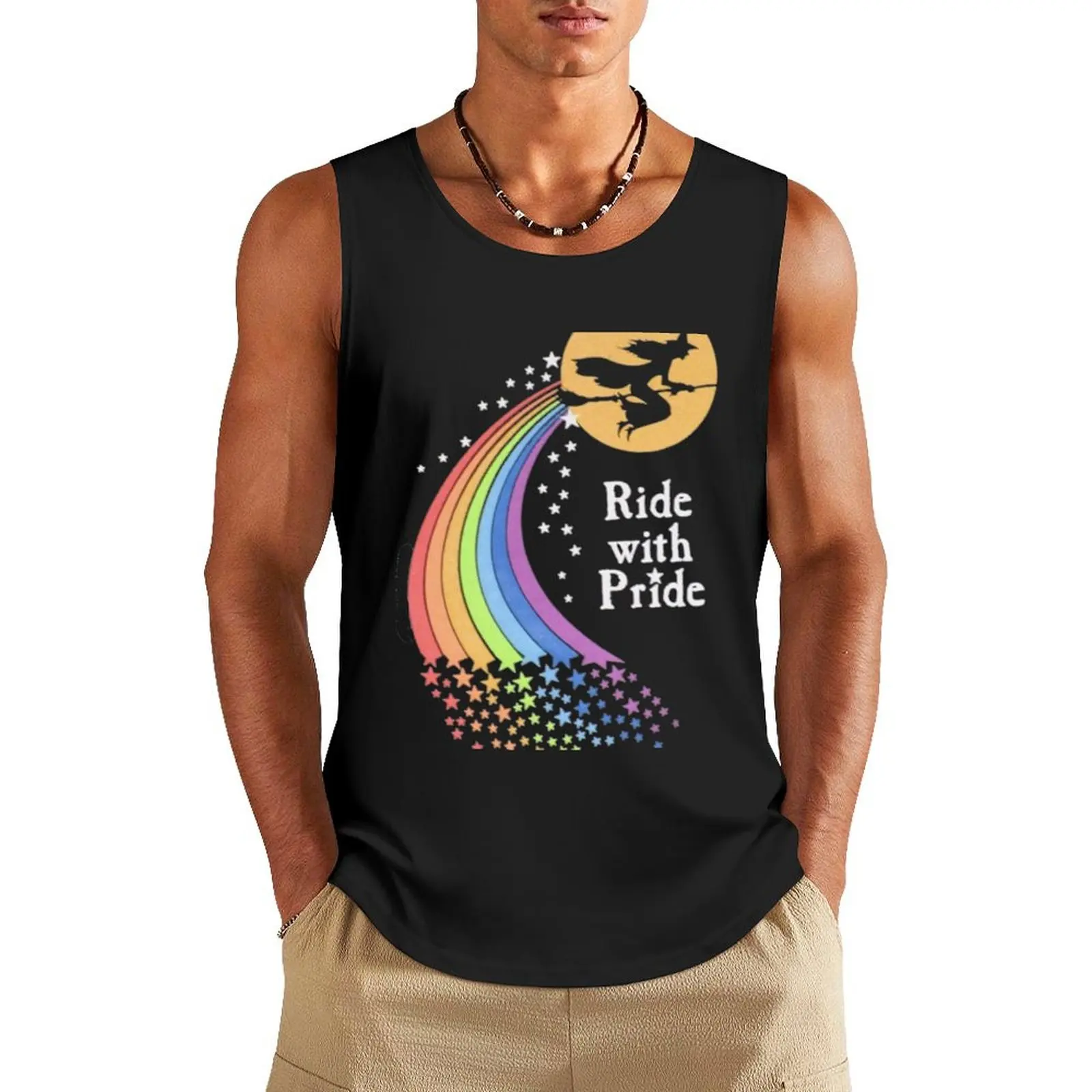 ride with pride Tank Top Men's t-shirt summer Men's tops