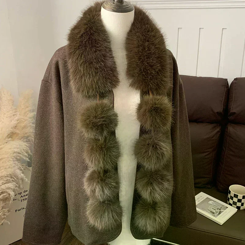 

Long Faux Fox Fur Scarf Women Winter Warm Soft Furry Scarves Casual Lady Outdoor Neck Warmer Collar