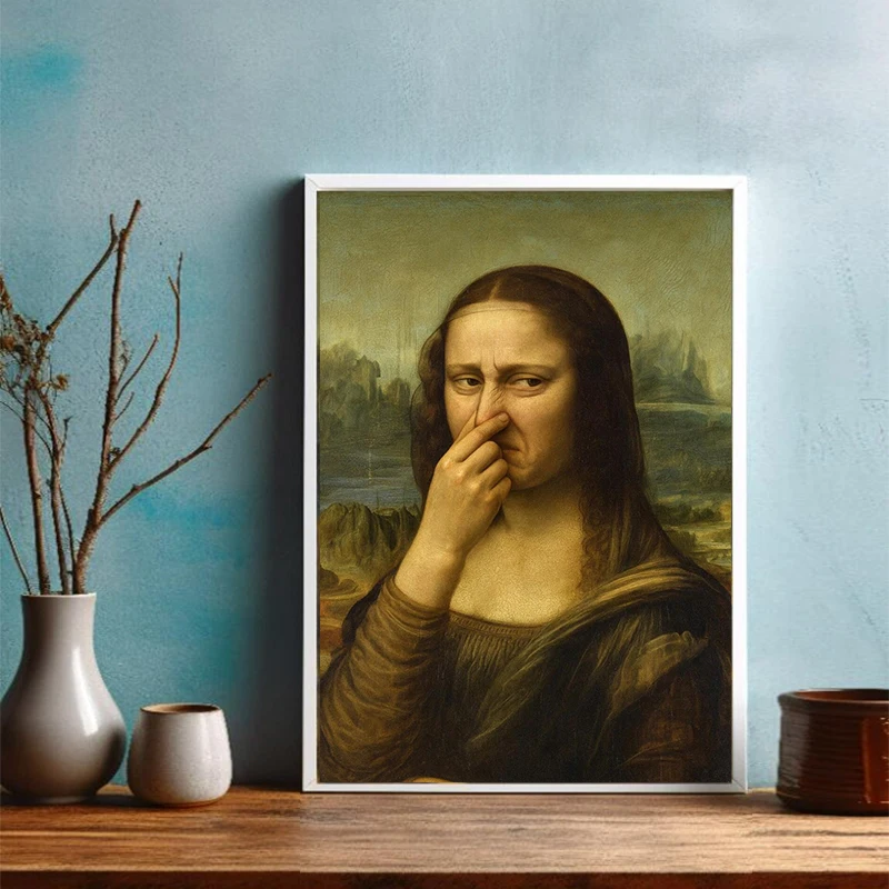 Stinky Toilet Funny Art Posters Funny Celebrity Prints Canvas Painting Wall Art Pictures Home Room Modern Bathroom Decoration