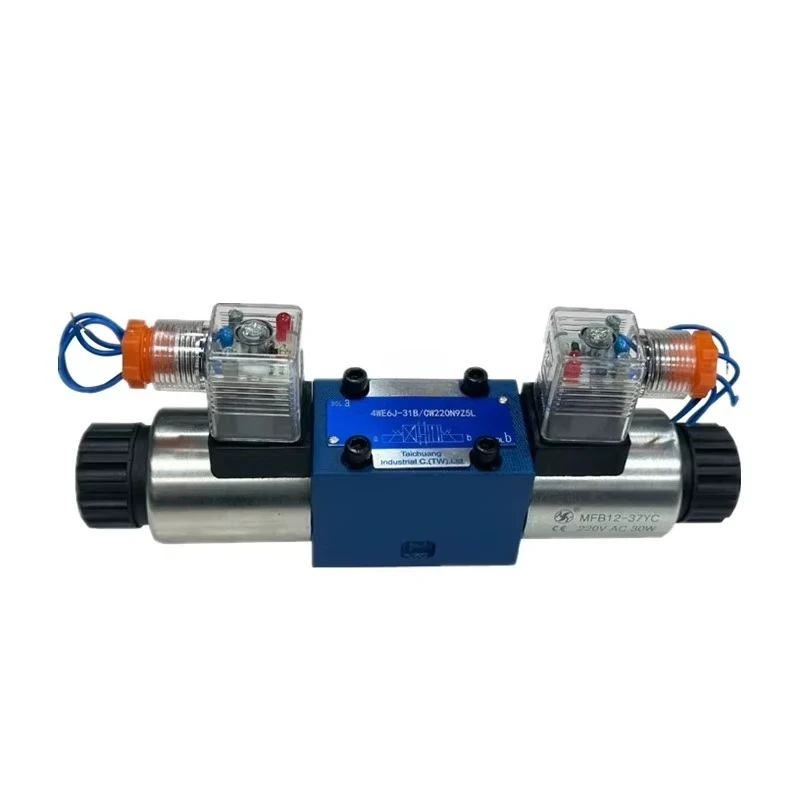 Hydraulic/hydraulic solenoid valve 4WE6E 4WE6J/H/G24V-A220V high pressure solenoid operated valve Rexroth