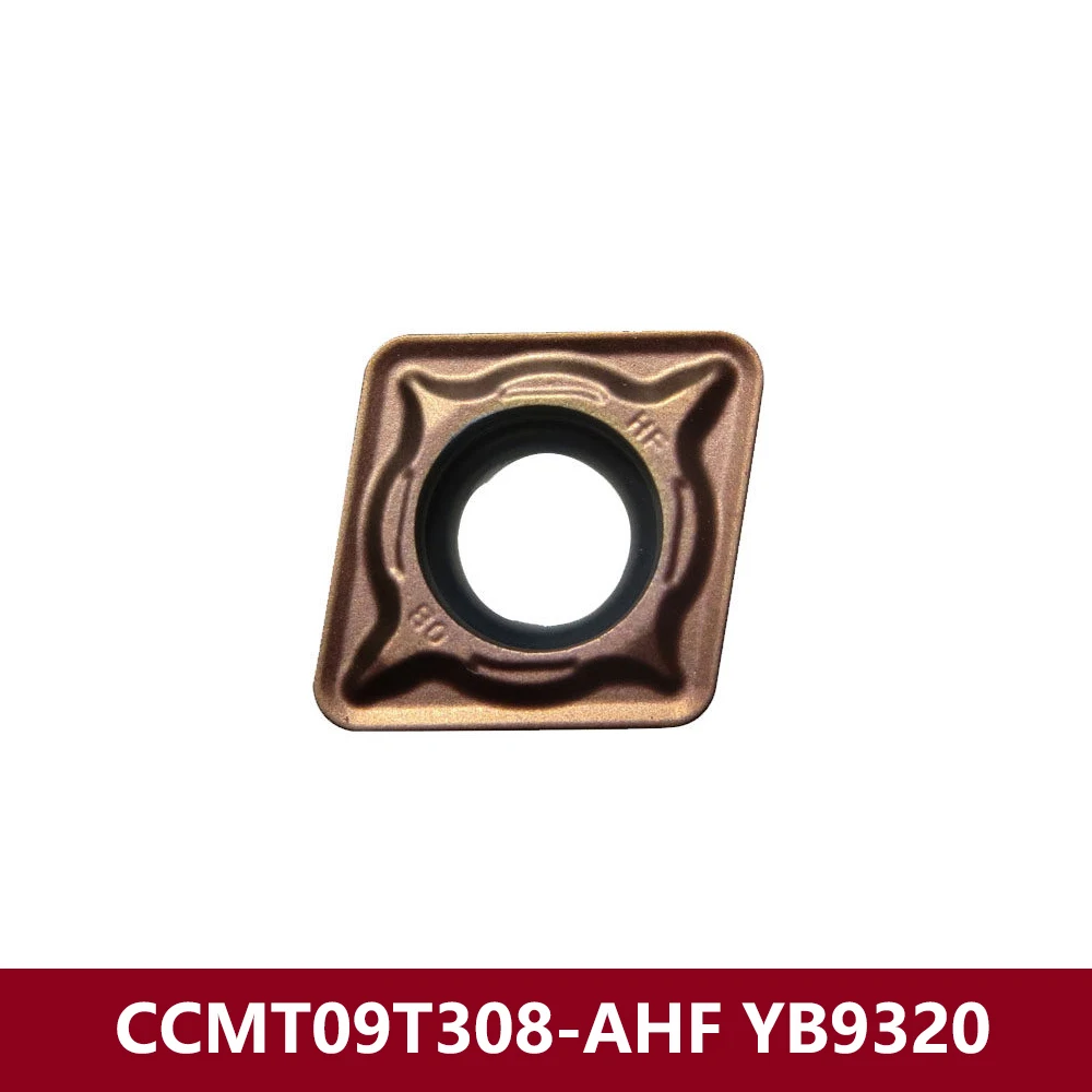 Original CCMT09T308-AHF YB9320 Carbide Inserts CCMT09T308 AHF CNC Lathe Cutter CCMT 09T308 CCMT3(2.5)2-AHF CCMT09T3 CCMT09 Tools