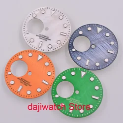 29MM Watch Dial fit NH38 NH38A Movement Hollow Dial  Black white orange green watch Dial