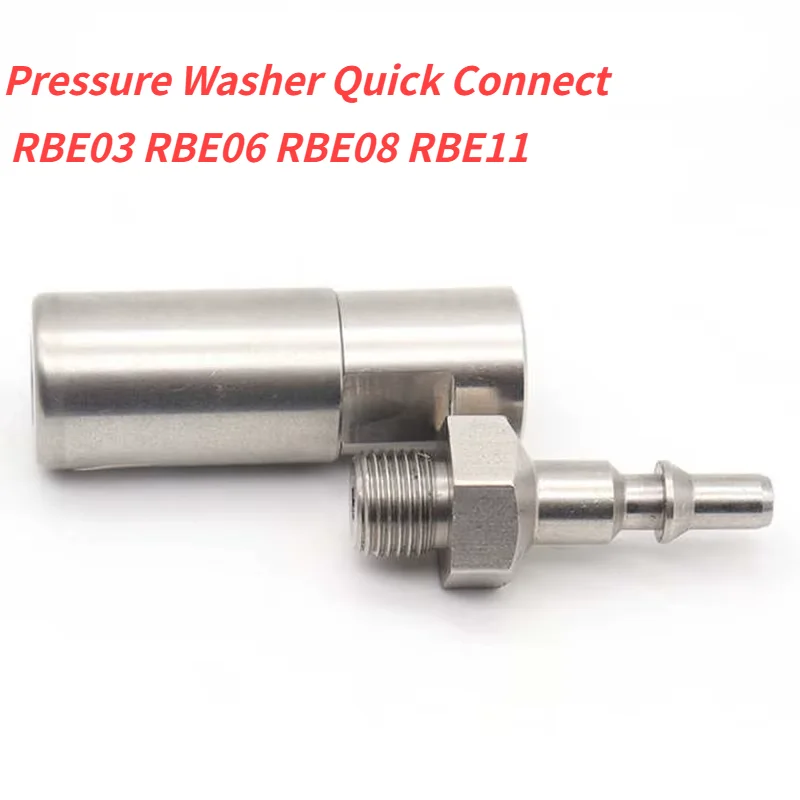 5000PSI RBE03 RBE06 RBE08 RBE11 High Pressure Washer Quick Connect Adapter Hose Connector for Spray Gun