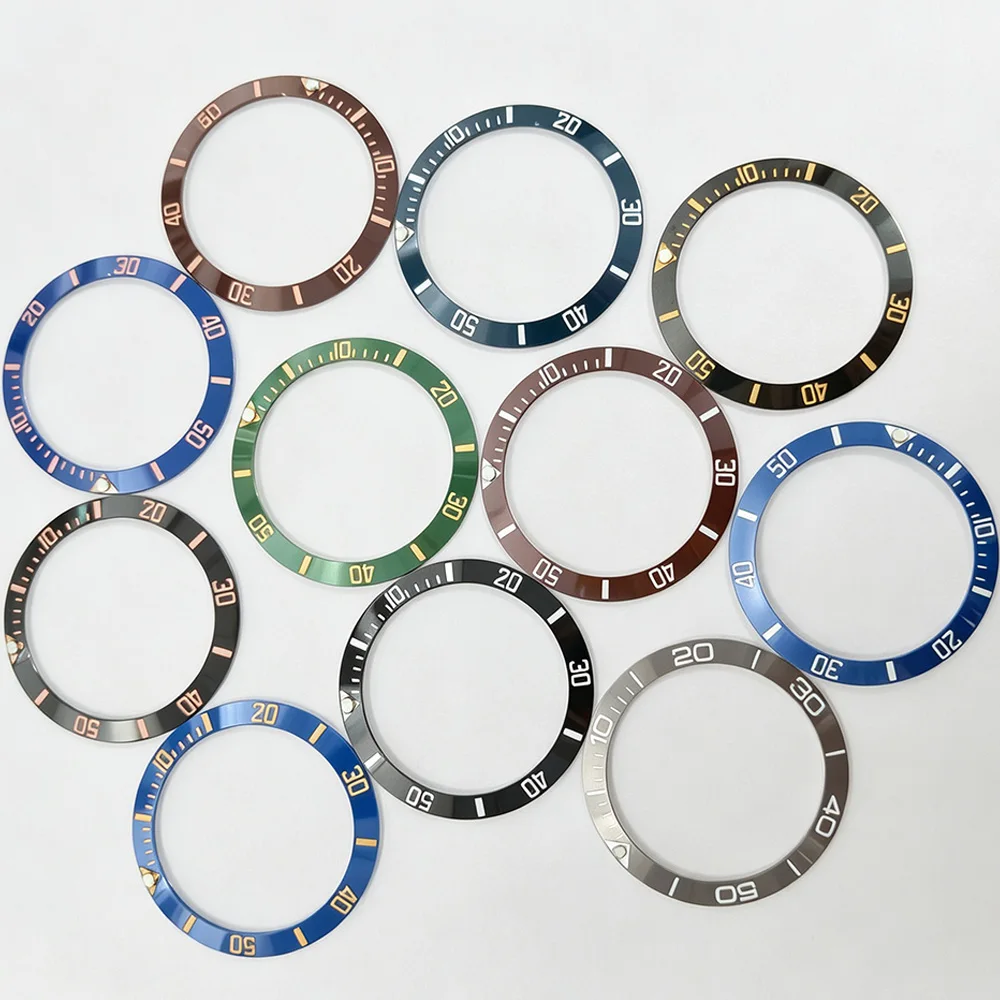 38mm Ceramic Bezel Outer Diameter 38mm Inner Diameter 30.5mm Replacement Watch Bezel for 40mm Watch Case