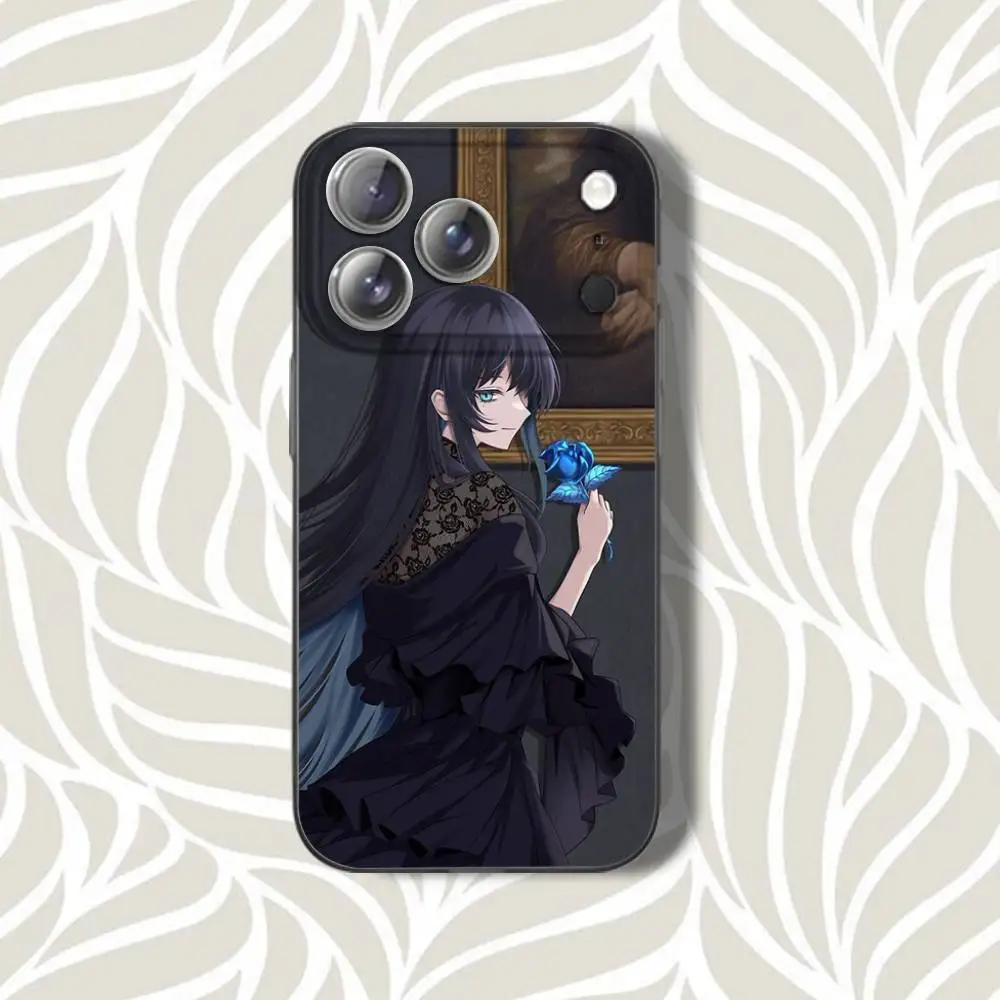 شعبية A-Ado Kyogen U-Uta آيفون 17,12,11,14,13,15,16,Plus,Air,Pro,Max,E,Mini ل Magsafe المغناطيسي متجمد رمادي جراب هاتف