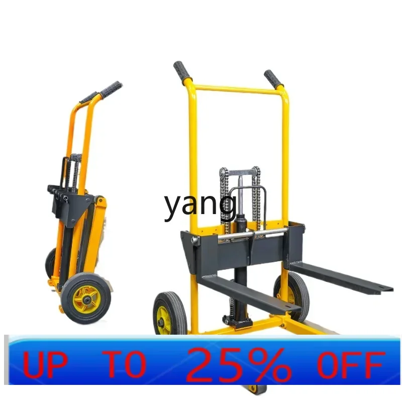 

Левый ручной вилочный погрузчик, небольшой штабелер для грузовиков, гидравлическая перемещающаяся поддон, ручная штабелировка