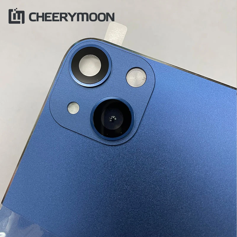 Colorful Metal Protector For iPhone XR X XS MAX Seconds Change to iPhone13 13 PRO MAX Back Film Cover Camera Len Sticker