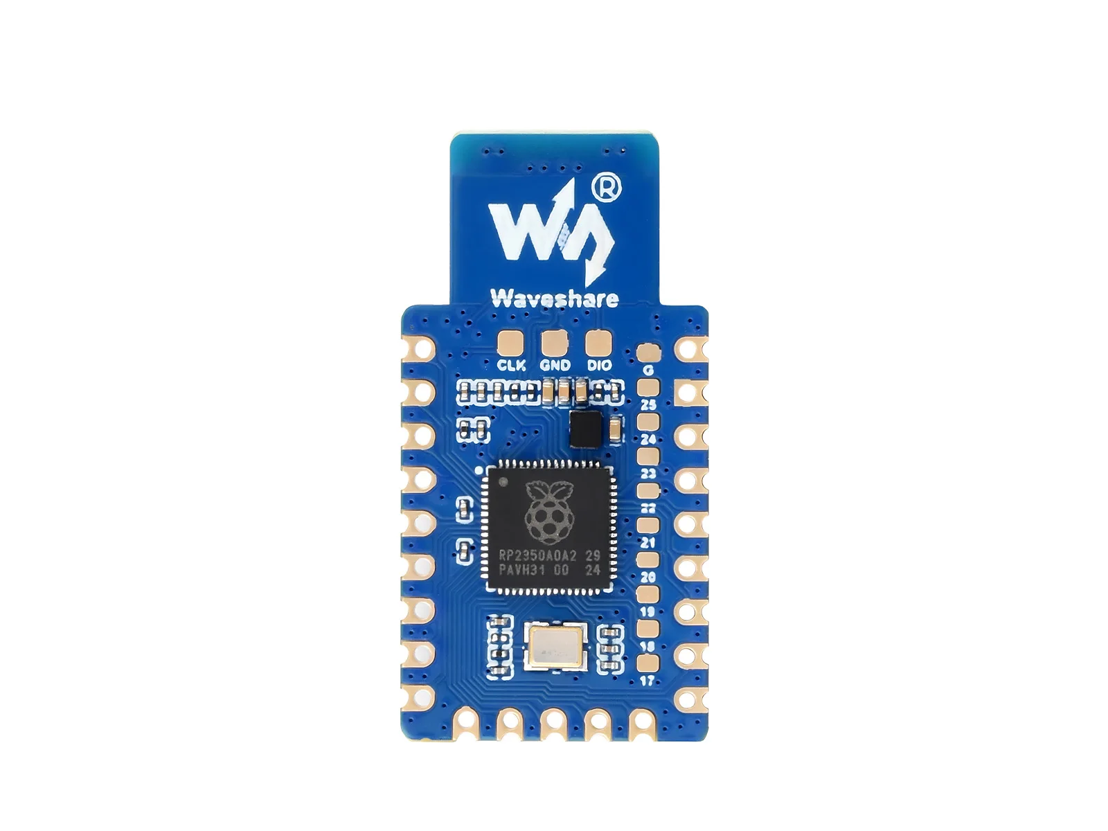 Picture 6: Waveshare RP2350-One, A Pico-like MCU Board Based On Raspberry Pi RP2350A, 520KB of SRAM, Suitable For SMD Applications