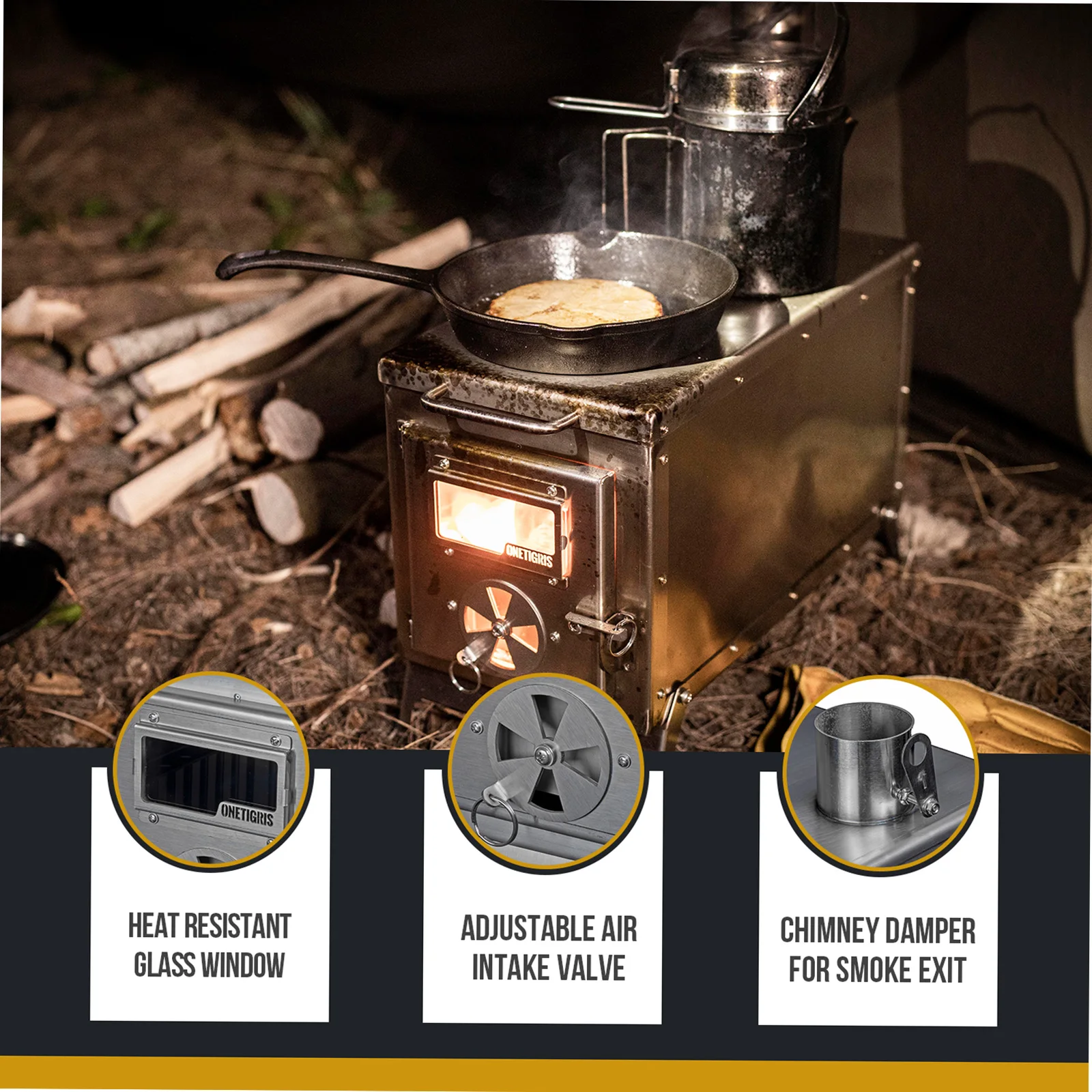 OneTigris, палатка с ревом тиг – обзор и цена Outdoor Hunting Heater