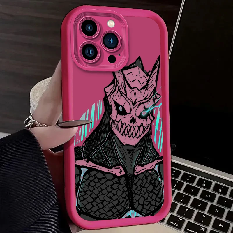 Cool Anime Kaiju No 8 Phone Case For iPhone 17 Air 16 16E 15 14 13 12 11 Pro Max X XS X S Max XR SE 2020 SE4 7 8 Silicone Cover view 6