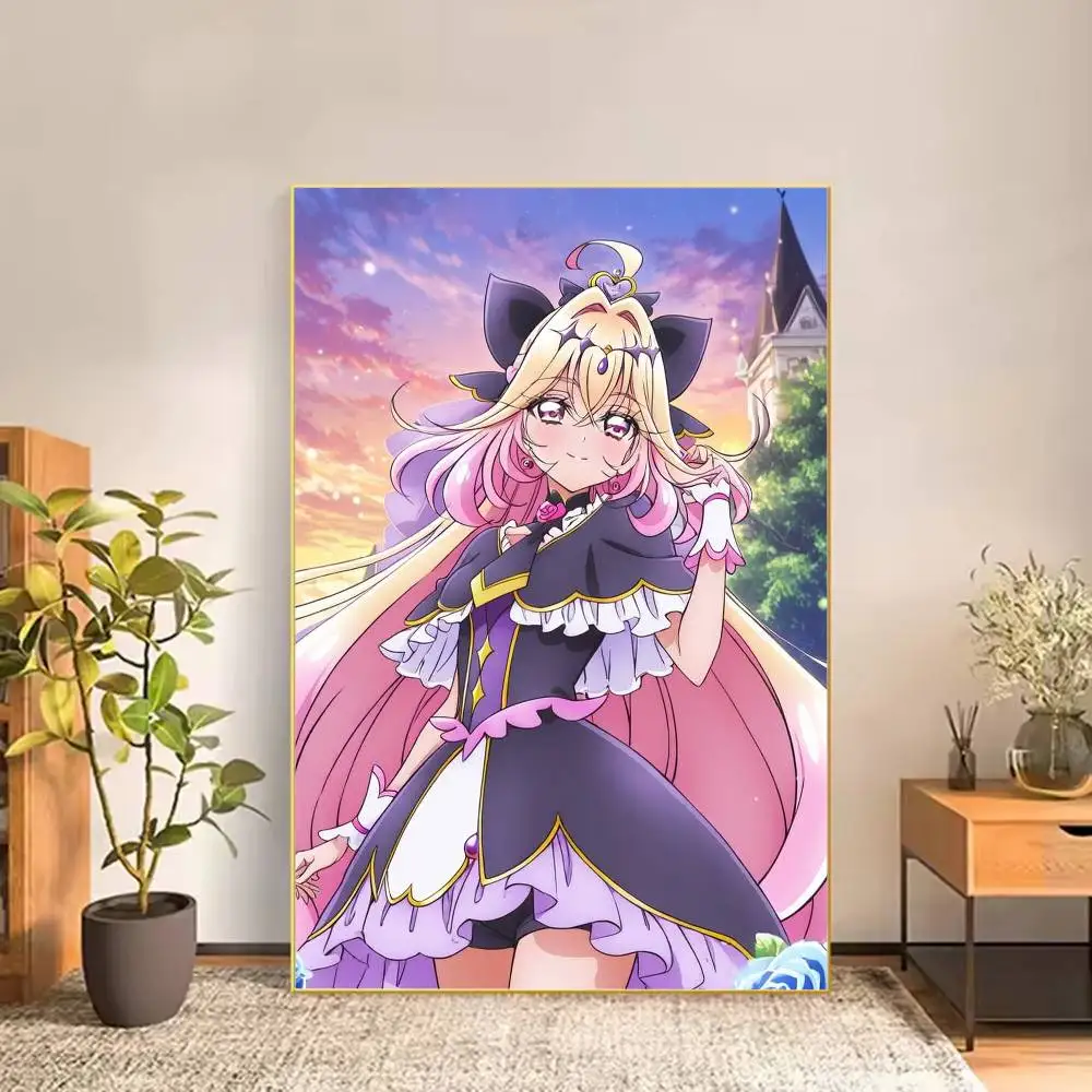 Moria Luluka Cure Arcana Shadow Star Detective Precure! Poster Versatile HD Waterproof Wall Art Decor for Any Space Ideal Gift
