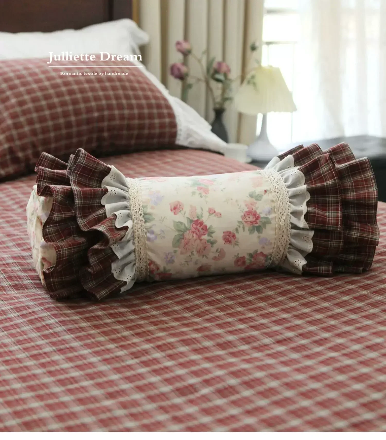 New Lace Cushion Candy Design Bed Decorative Bedding Cute Pillow Throw Pillows Cushions Princess Ruffle Lumbar Pillow Sofa