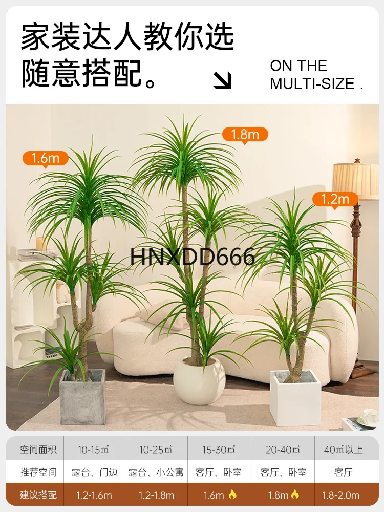 Dracaena premium bionic flower decorative floral ornament