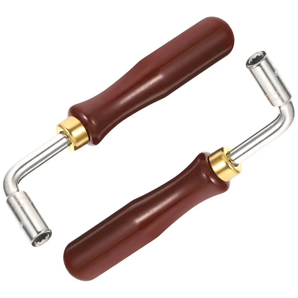

2 Pcs Wrench Dulcimer Tuning Zither Special Tuner Lever Accessories Instrument Tool