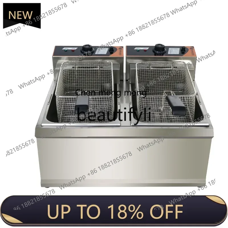 

Z189 Single Cylinder Single Screen Desktop Electric Fryer Commercial Electric Fryer Burger Shop Kitchen Fryer
