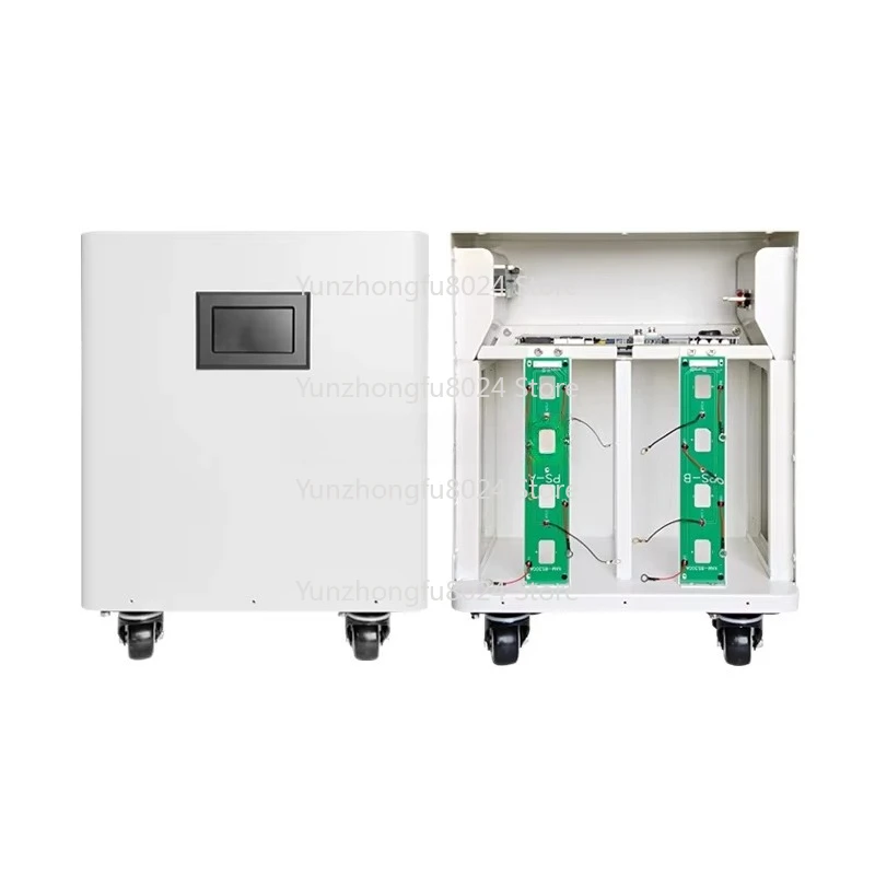 

Wall Mount 25.6v Diy Box 24v Lfps Diy Battery Box 24v 8s2p Diy Lifepo4 Battery Box with Jk Bms LCD