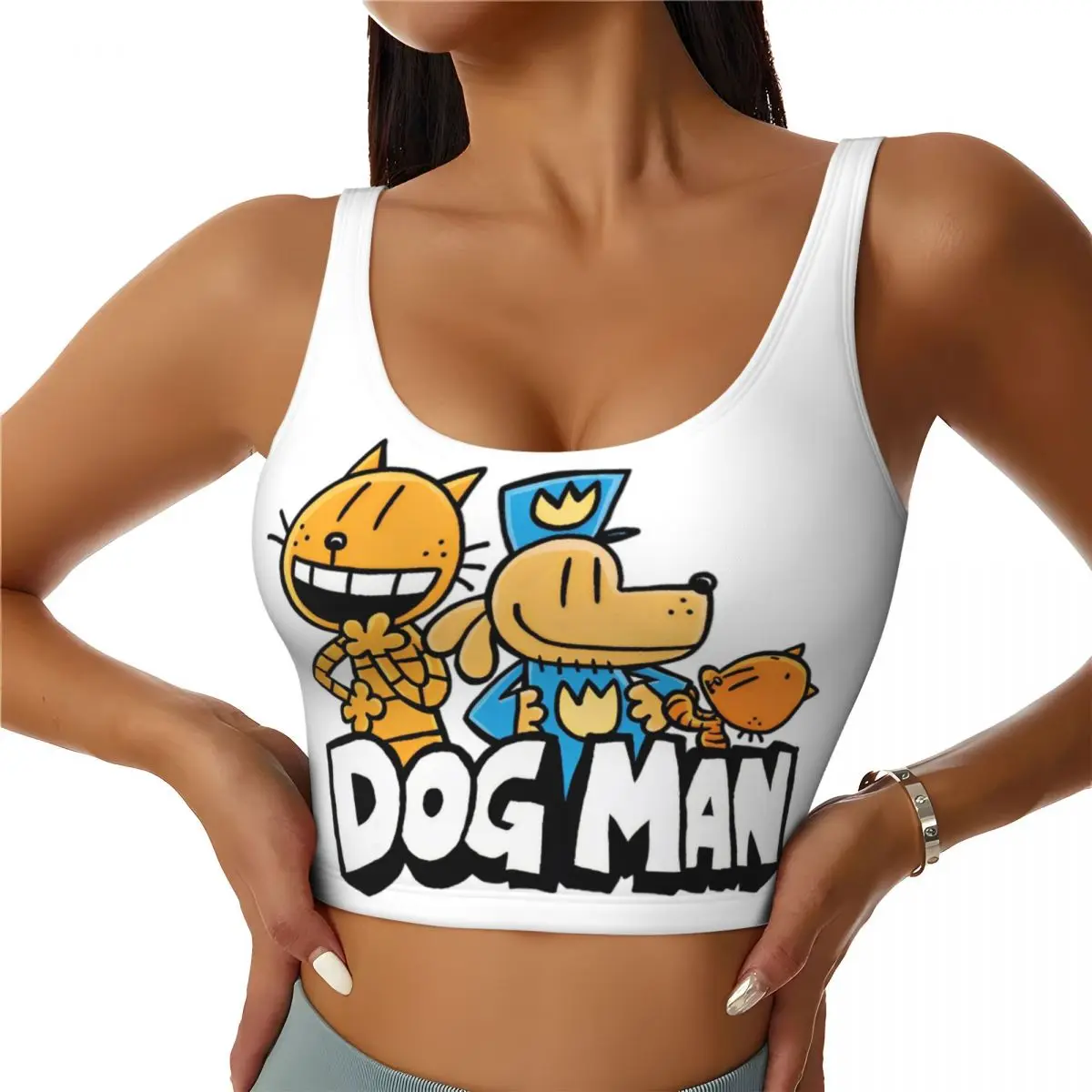 

Пользовательские собаки, мужчина, кошка и милый мужчина, женский спортивный бюстгальтер, ударопрочный жилет, укороченные топы на бретелях для тренировок в тренажерном зале, йоги