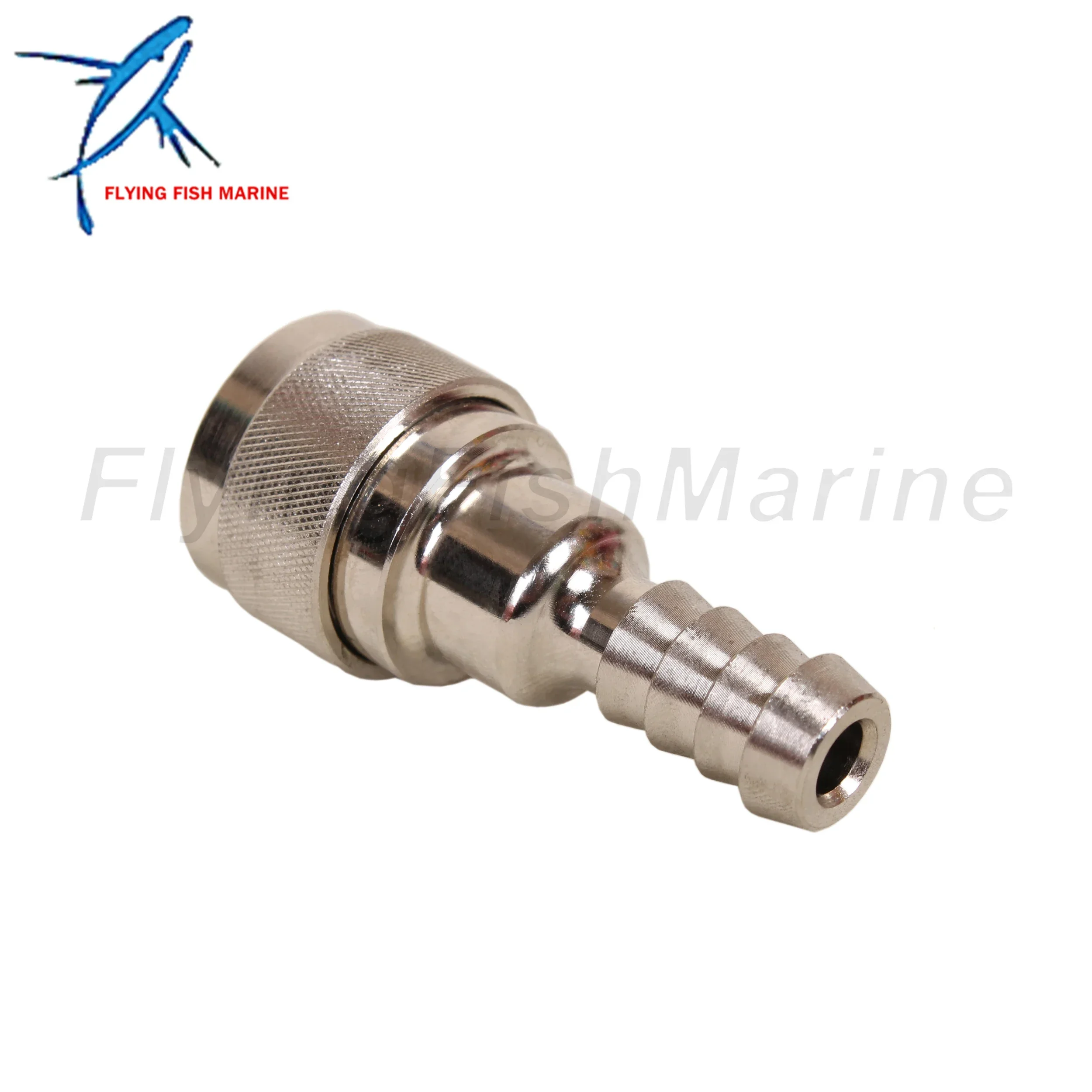 Outboard 3GF-70250-0 3GF702500M 3GF-70250-1 3GF702501M Fuel Line Connector for Tohatsu Nissan Engine Side, Female, 8mm/5/16in