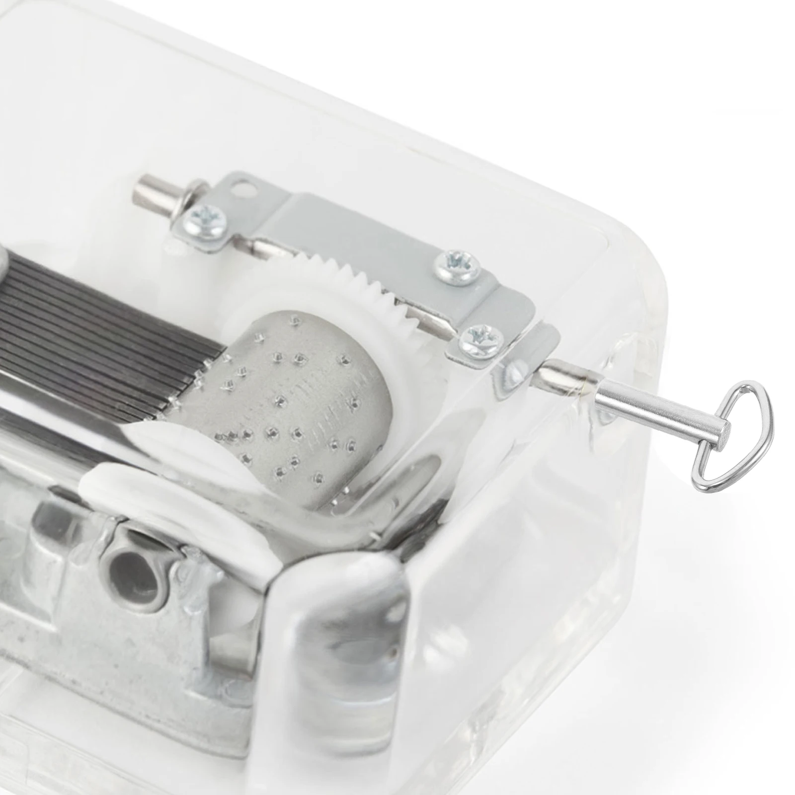 3 stuks muziekdoos kronkelende sleutel metalen vervanging uurwerkmechanisme mini reparatie tool voor opwindbare muziekdozen compact efficiënt