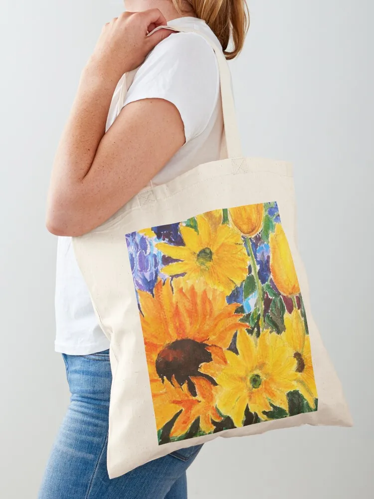 

bright yellow sunflower Tote Bag Women's bag Women's handbag shoping bag the tote