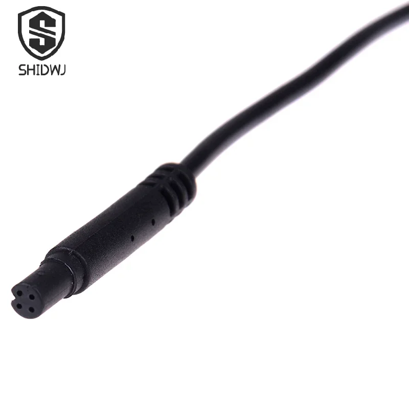 1Pcs Reversing Camera Extension Cord 4 Core Car Rear View Image Recorder 4P Male To Female Parking Camera Connector Cable Wire