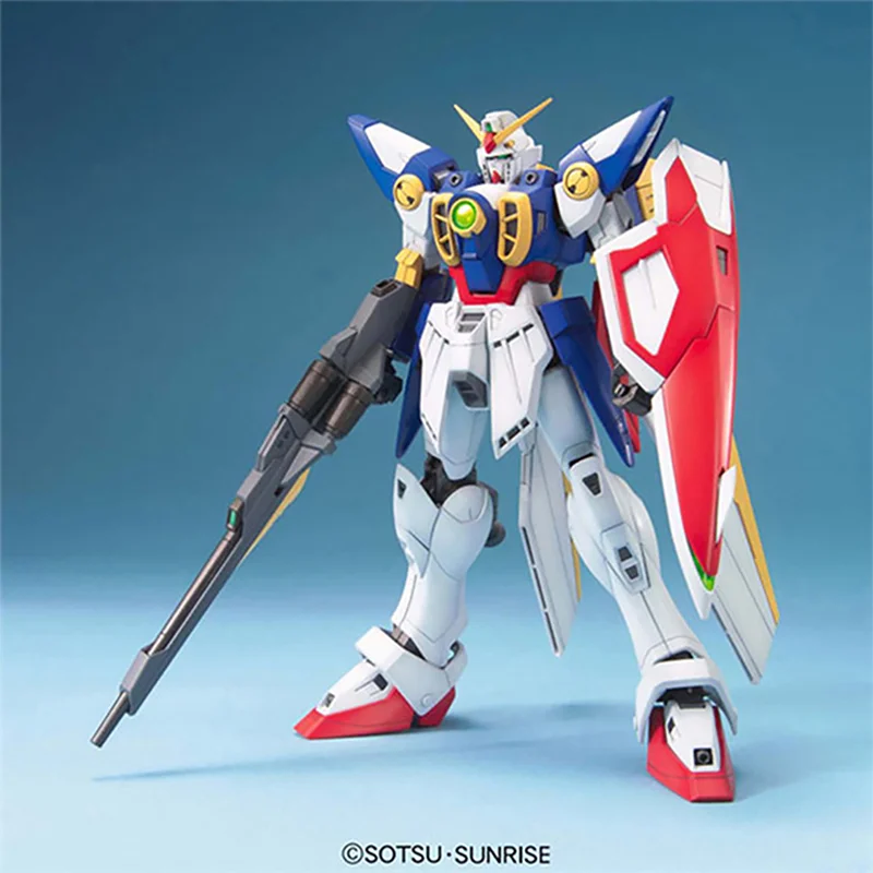 Original genuíno bandai anime mg 1/100 asa gundam XXXG-01W tv montagem modelo brinquedos figura de ação presentes ornamentos colecionáveis criança