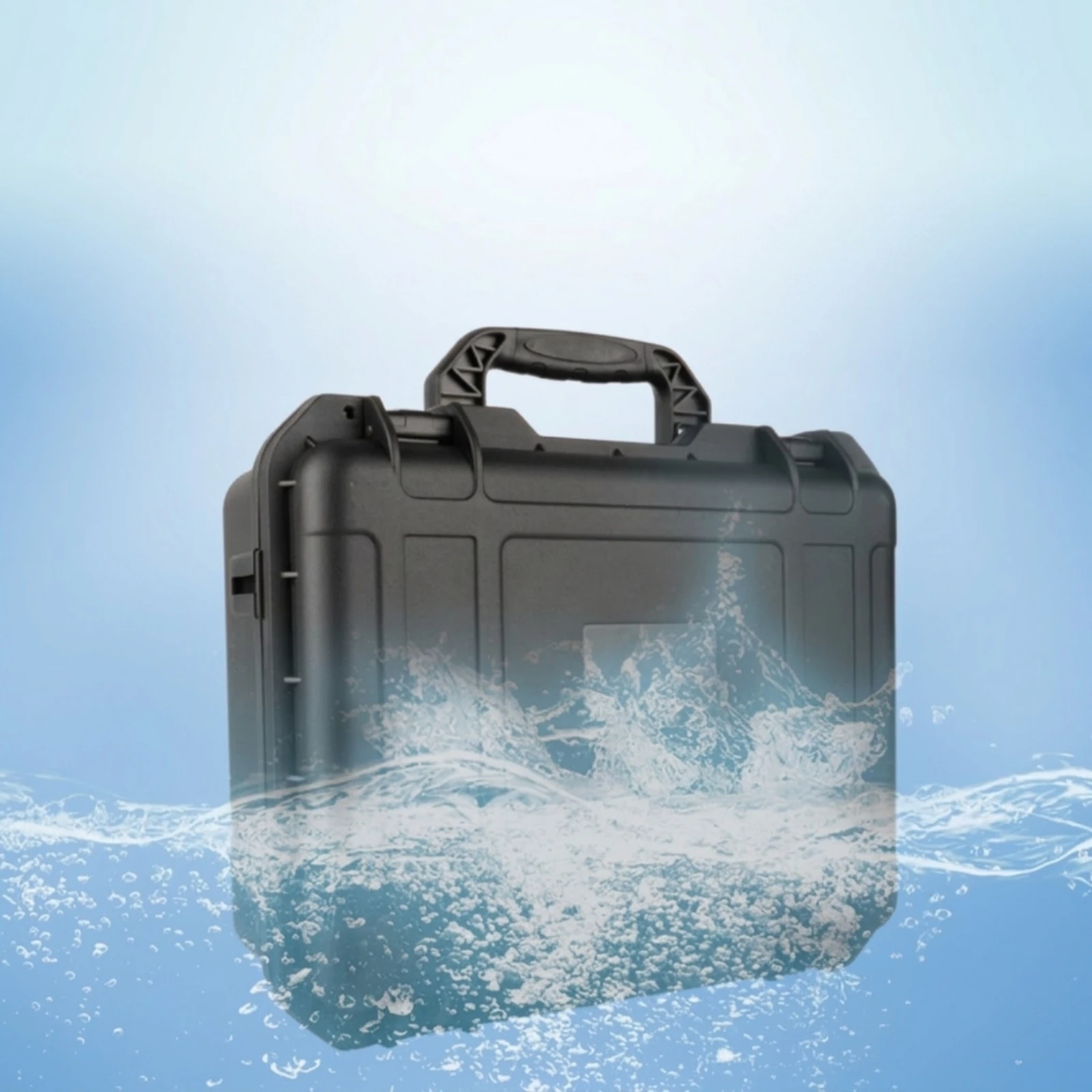 Hard Carrying Case Empty Hard Shell Carrying Case Plastic Tool Box Portable Storage Box with Foam Customizable for Drone Pilots view 6