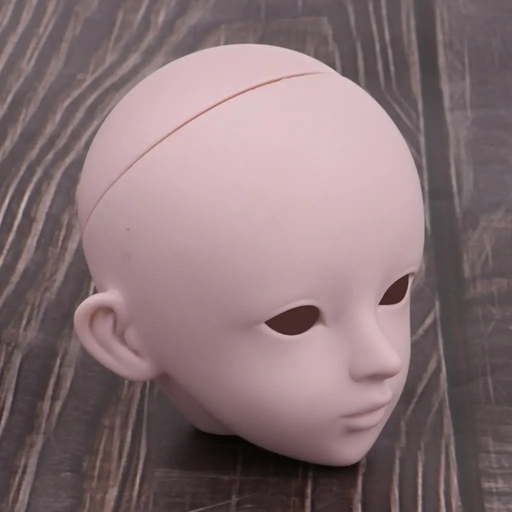 1/3 BJD Head Sculpt Doll Body Parts Custom DIY Making - Can Change Eyes, Facial Make Up