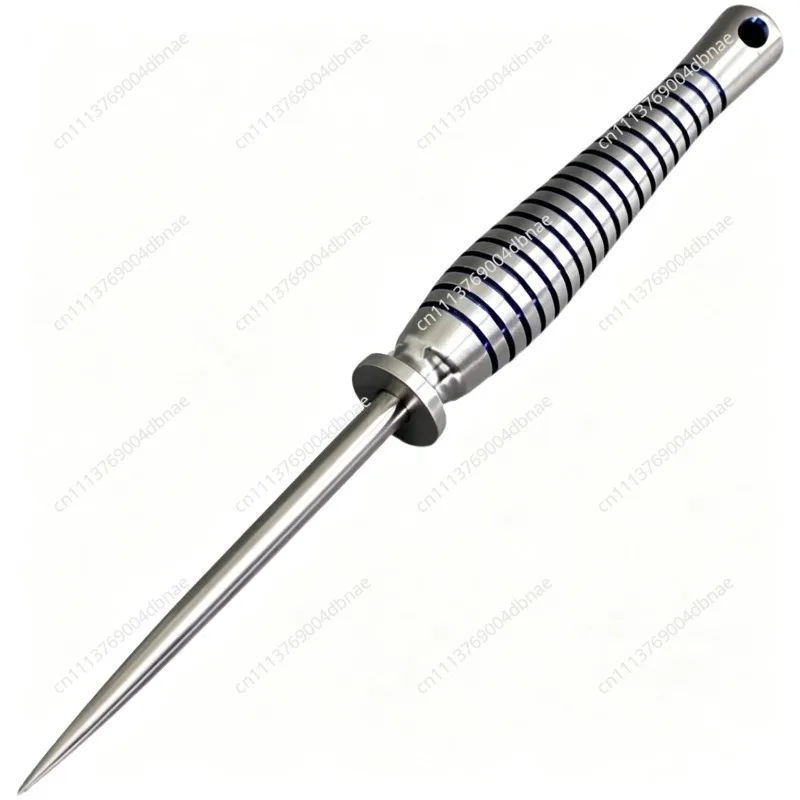 TC4 Titanium Alloy EDC Tool | Hidden Dual-Function Tea Needle & Awl | Hand-Baked Color | Portable Detachable Outdoor Accessory