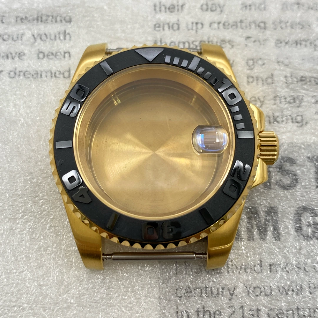 

NH35 case electroplated gold case sapphire glass suitable for NH34/NH36 movement watch accessories