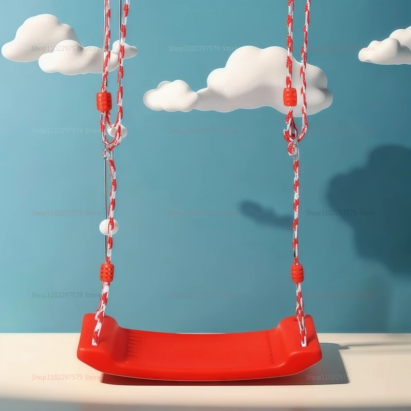 Columpio para niños, columpio de juguete para jardín, juego al aire libre, juguetes para interiores y exteriores de altura ajustable adecuados para bebés, columpio para niños
