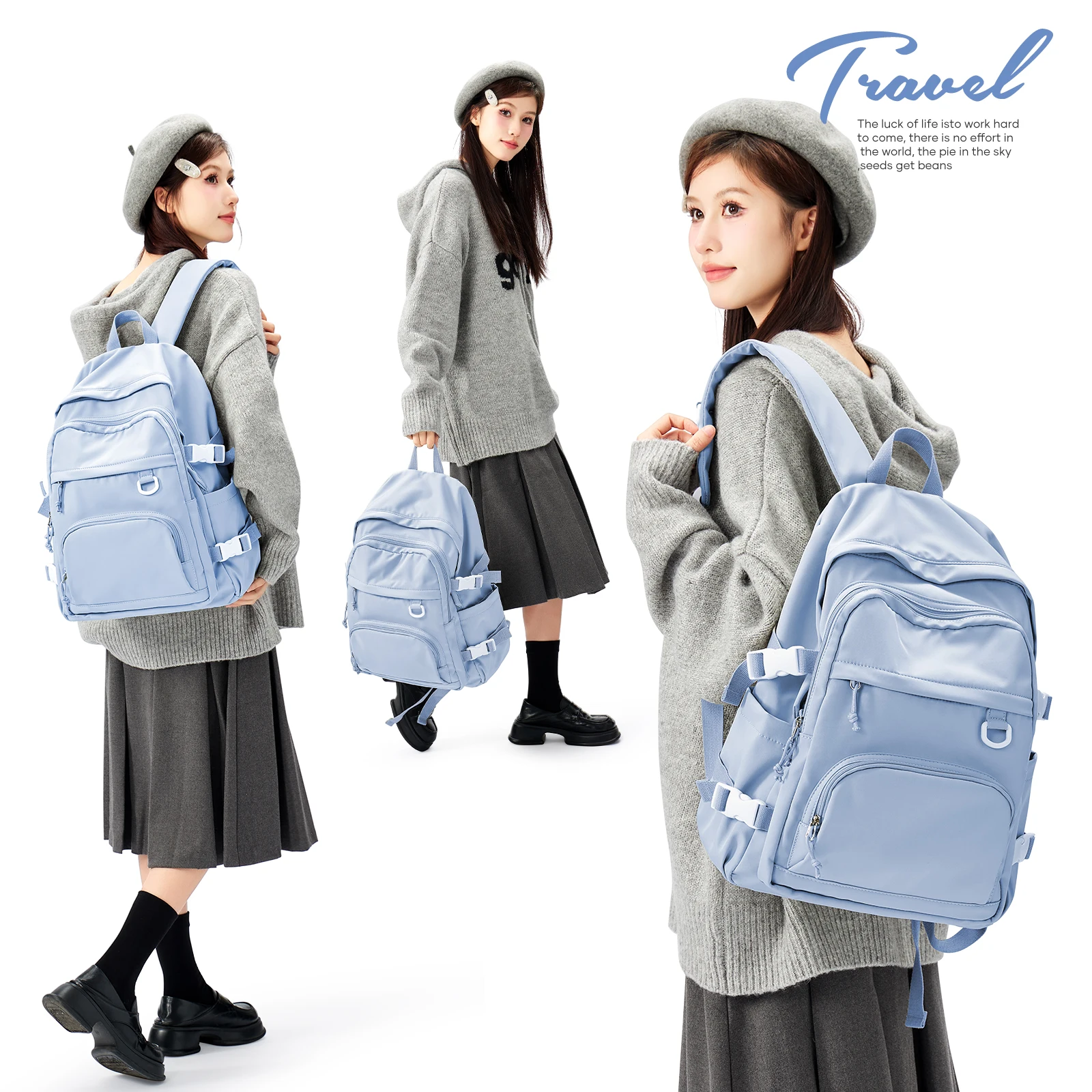 

Рюкзак для девочек и мальчиков, легкий рюкзак для ноутбука 15,6 дюйма для работы, колледжа, путешествий, водонепроницаемый повседневный рюкзак для старшей школы