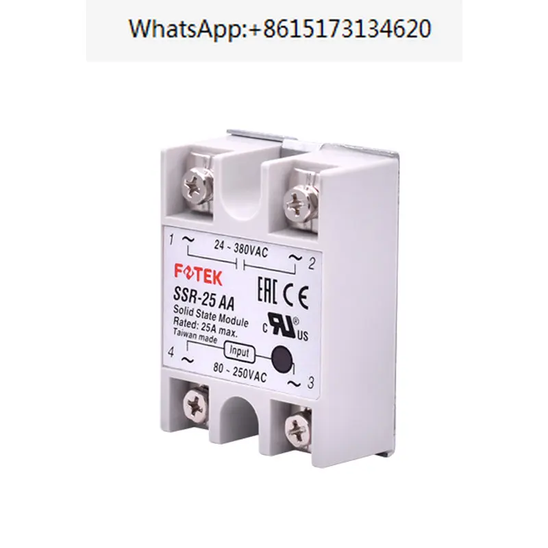 2 pieces Original   Yangming single-phase Solid-state relay SSR-25AA10/40/50/75AA AC control AC