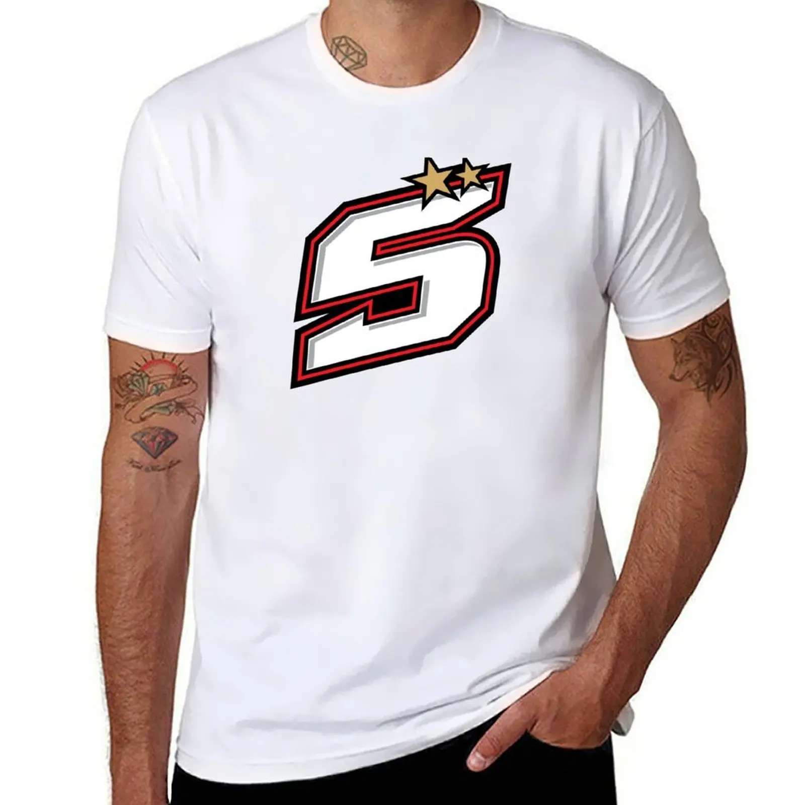 

Johann Zarco Number 5 T-Shirt anime tshirt mens graphic t shirts T-Shirt