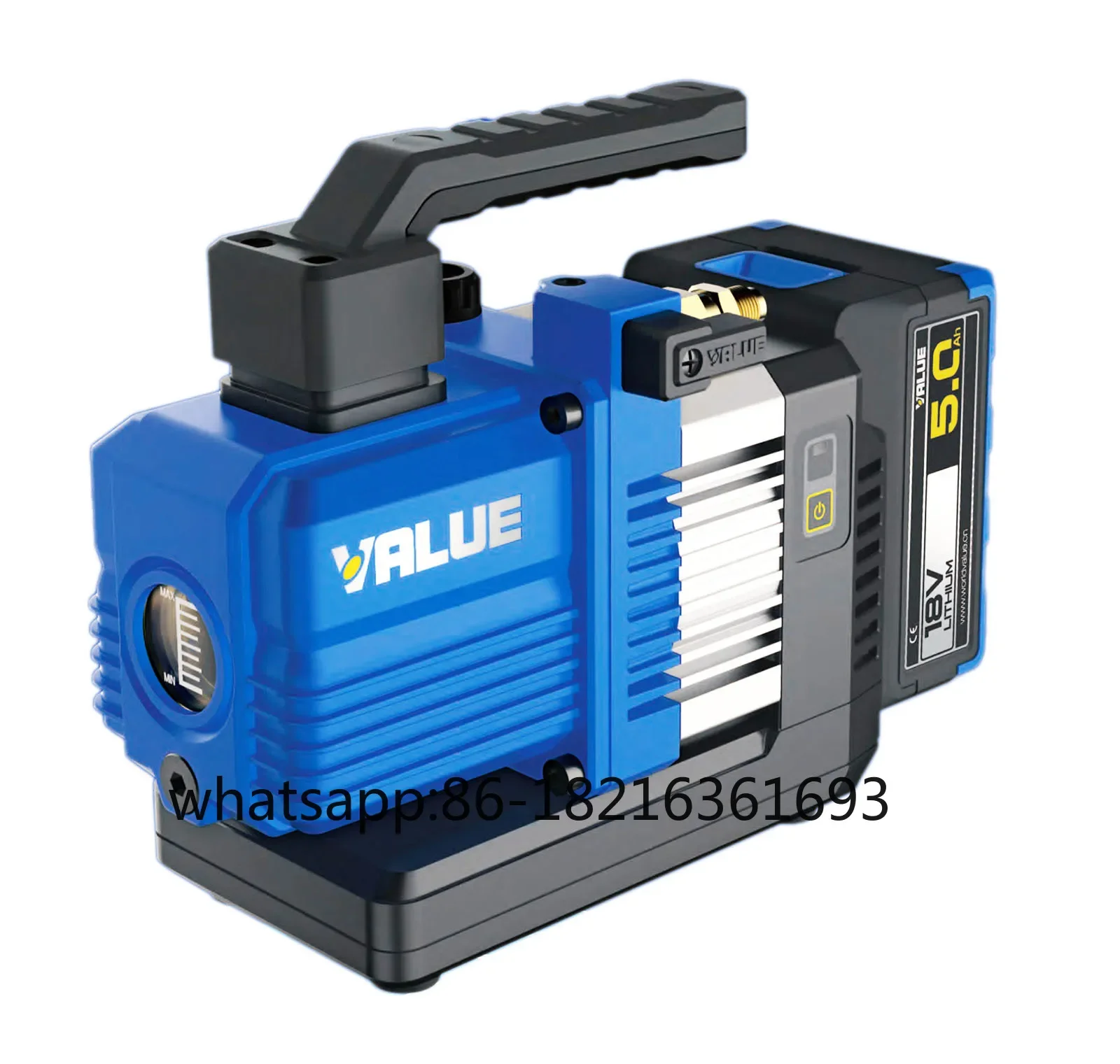 

VRP-2DLi for R32 1234yf HVAC Air Conditioning Mini Lithium-ion Cordless Battery Vaccum Pump