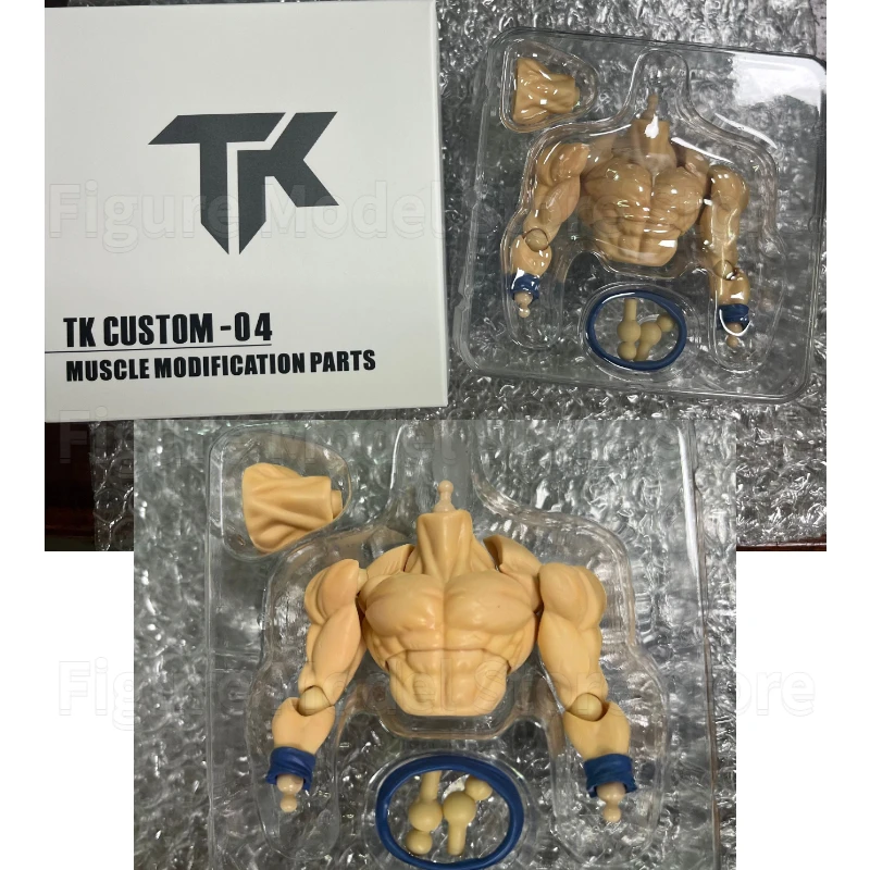 In Stock TKDIY TK CUSTOM 04 Dragon Ball SHF Muscle Modification Parts Son Goku Ultra Instinct Upper Torso Anime Action Figures