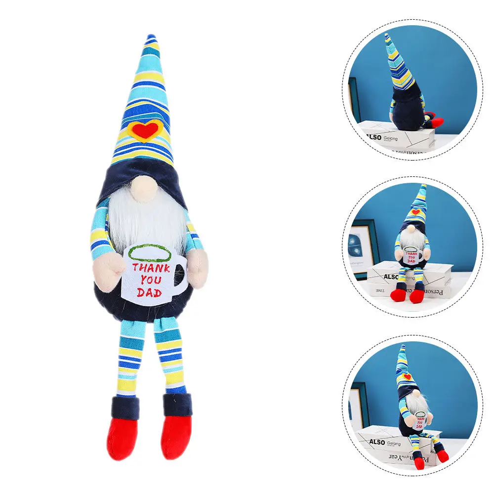 

Cartoon Gnome Decor Father's Day Decoration Decorations Adornment Desktop Ornament