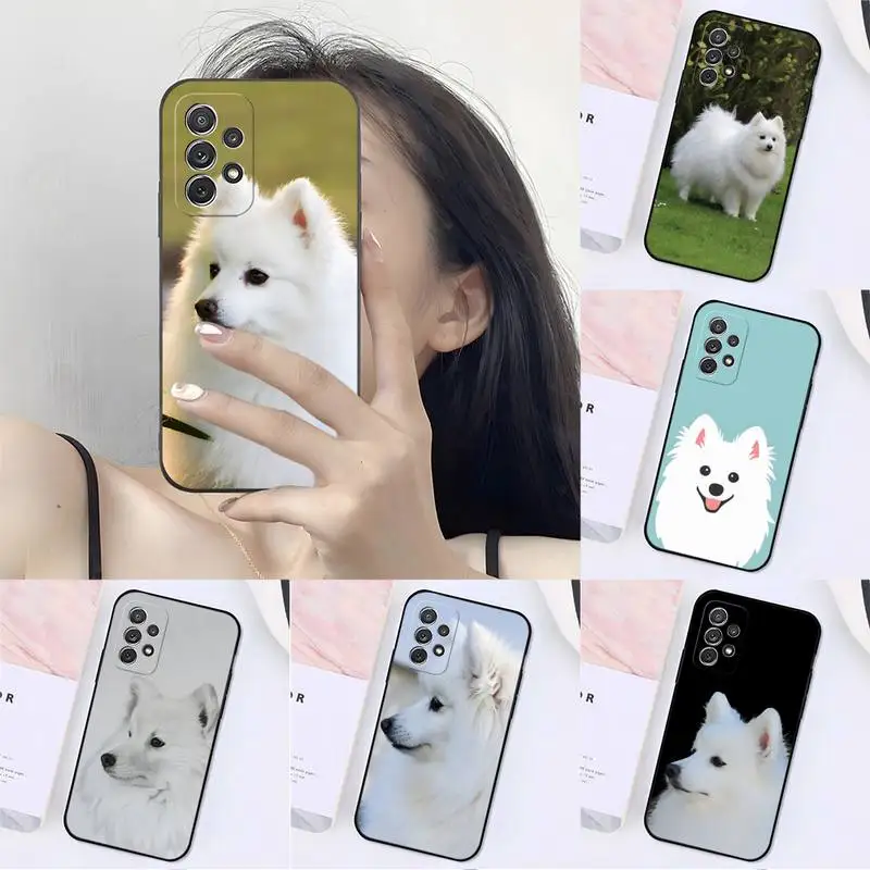 Чехол для телефона Japanese Spitz Dog Funda для Samsung M20 M10 M11 M21 M30 M31 M51 S Prime S5 6 S6 S9 S8 S7Edge Plus Противоударный чехол