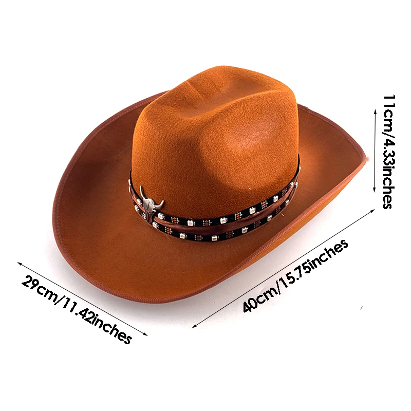 Sombrero de vaquero luminoso con Control remoto, gorra de vaquero con luz LED para hombre, sombrero para Bar y Club, disfraz de actuación en escenario, suministros para espectáculo de danza