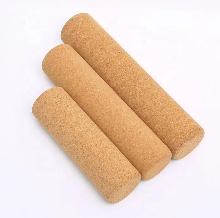 Eco-friendly 100% Cork foam roller for training massage