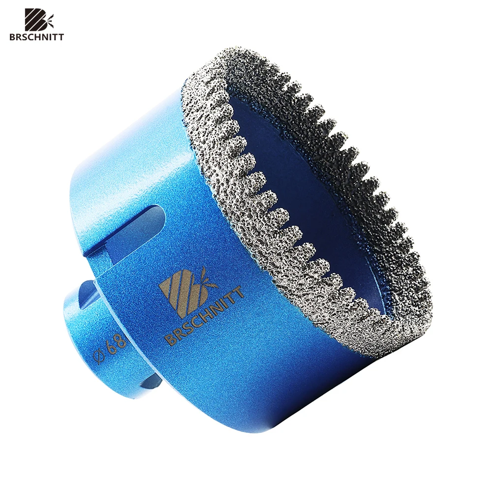 Imagem -02 - Broca de Diamante para Granito Mármore Pedra Buraco Viu Cortador de Telha de Porcelana Diâmetro 20 a 125 mm Perfuração de Diamante M14 Brschnitt1pc