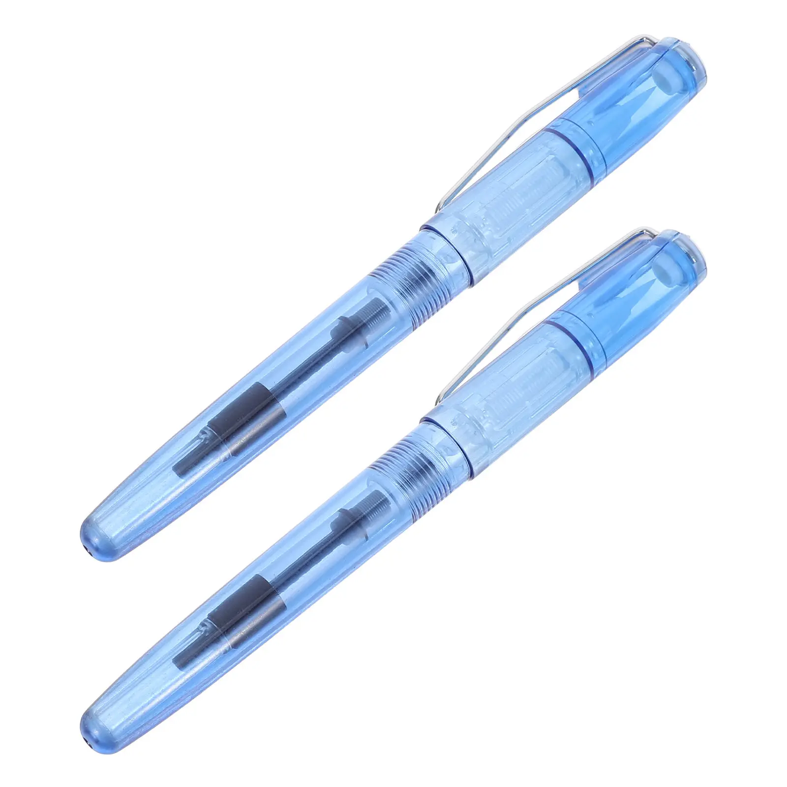 2Pcs Brush Pens Calligraphy Writing Ink Refillable Soft Nylon Tip Flexible Brush Painting Drawing Chinese Traditional Script