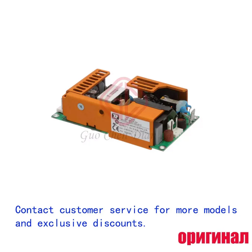 XP POWER ECM100US12 Original AC-DC Power Supply Module, 100W, Input 90~264VAC