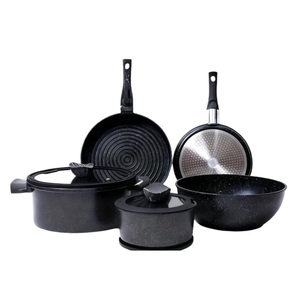 

13 Pcs Pots and Pans Set Nonstick Detachable Handle Cookware Sets Evenly Heated Dishwasher Oven Safe Easy Clean Cookware set