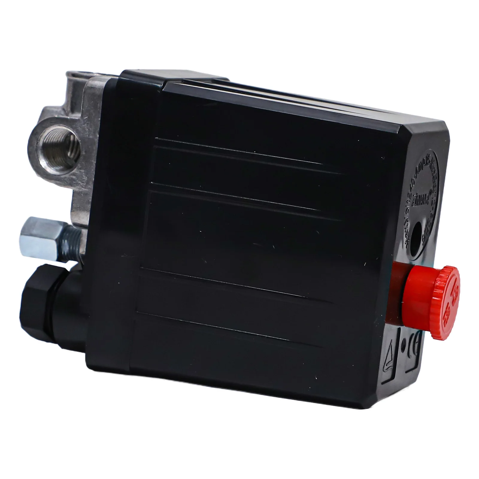 240V Air Compressor Pressure Switch Control Valve Replacement 90-120 PSI For BSP Thread Auto On/Off Button Switch Black