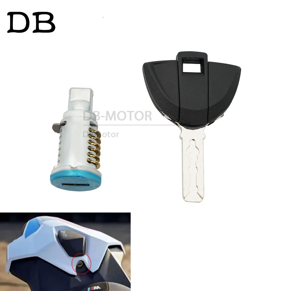 

Motorbike Rear Passenger Seat Lock Core Key Set Fit For BMW S1000RR S1000R 2015 2016 2017 2018 / S 1000RR S1000 RR 2015-2018